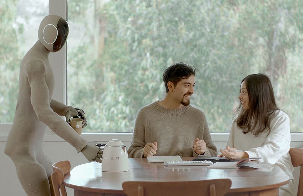 1x Neo humanoid robot